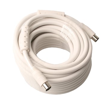 [7828105818] Antenneledning med stik HF-tæt 10 meter hvid