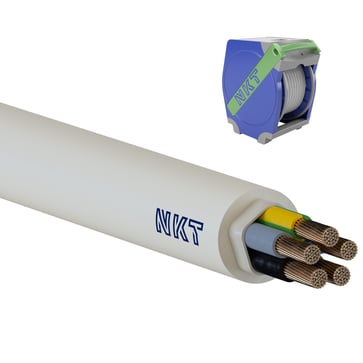 [3033800096] Installationskabel NOIKLX 90° Dca 5G6 Lysegrå QADDY 150, Kampagnepakke 3033800096
