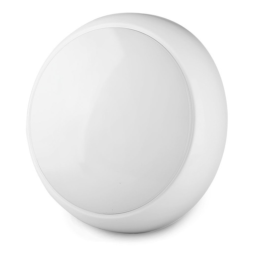 [25105-17133] 10W Fuldt Runde Dome Lys - Nødbatteri, Samsung Chip, 4000K, IP65, 720lm, RA80, 3 års garanti