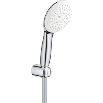[738825634] Grohe Tempesta 110 brusersæt med fast holder, 3 sprays, Chrome, 1500mm, 7,4L/min