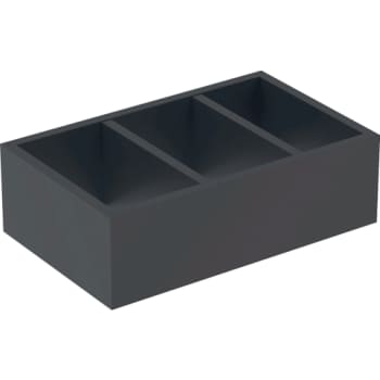 [785279943] Ifö skuffeindsats H-opdeling 32.3x9.8x20cm Lava/Melamin