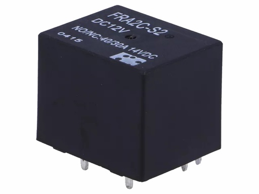 [H66119] Autorelæ - 12Vdc 30A, 1 x skifte (SPDT), 7-ben