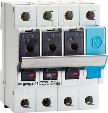 [3418551368] TYTAN I - Gruppeafbryder 3pol+N bulk 45 stk.