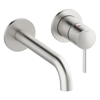 [702521316] Udvendige dele til indbygning håndvask. 180 mm tud. Steel (PVD)