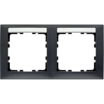 [7917054799] Ramme 2M med tekstfelt van S.1 7021 mat antracit