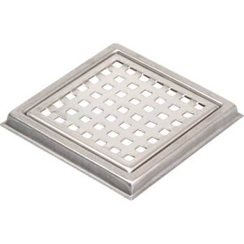 [153872084] Ramme og rist til miniafløb-til gamle 181/381-Ramme: 106x106 mm