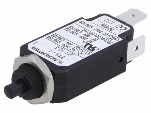 [H63870] Termisk automatisikring m. reset - 240Vac/48Vdc, 10A (SPST)