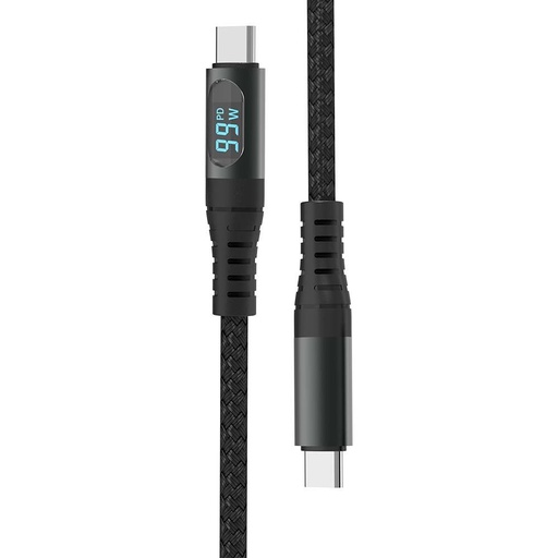 [25908-0] 1m USB-C-kabel - sort