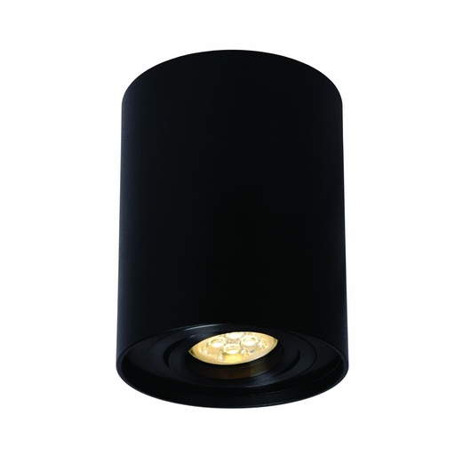 [21783-0] Chloe GU10 LED Armatur - Sort, Rund, Justerbar Spot, IP20, 230V Indgang
