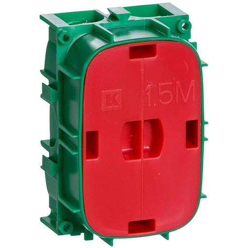 [1017009705] LK Fuga grøn indmuringsdåse 1½ modul