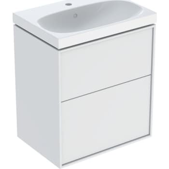 [780177430] Ifö Sense Art sæt 2 skuffer 59.2x68.2x42.2cm vask 60cm hvid/mat