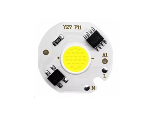 [H51903] COB Power LED - 230Vac 5W 120° 2700K (Ø27mm)