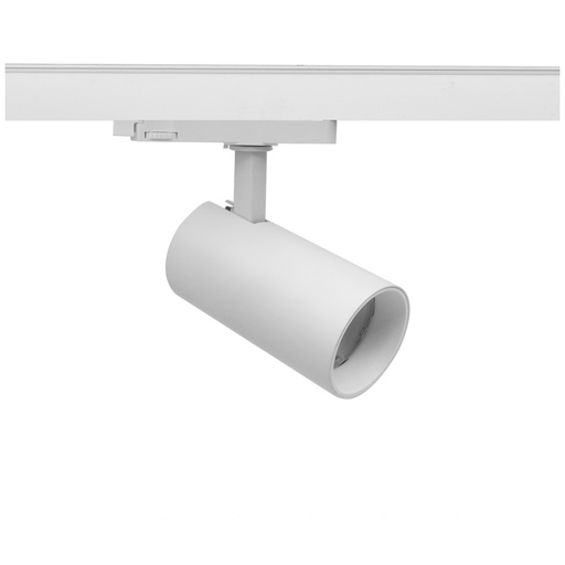 [32613-19633] LEDlife 20W Hvid Skinnespot med RA 97 og 2400lm, 3-faset skinne montering, 38 graders spredning - Energibesparende og stilfuldt lys til dit hjem eller kontor.