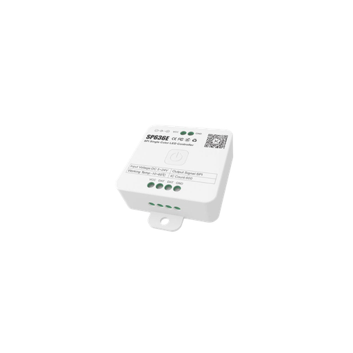 [31884-0] Løbelys SPI strip controller - RF, 12V/24V tilbehør til løb og fitness - Trådløs styring, kompatibel med 12V-24V LED-strips