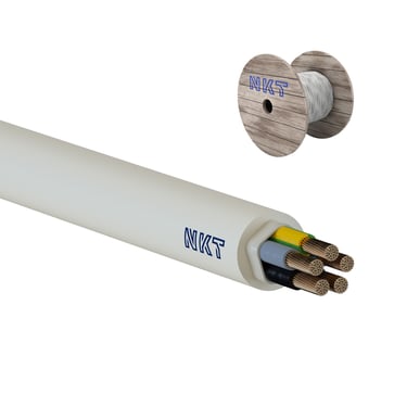 [3033878387] Installationskabel NOIKLX 90° Dca 5G6 Lysegrå Afmåling