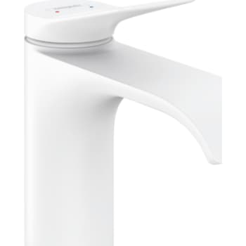 [701517200] hansgrohe Vivenis håndvaskarmatur 133mm uden bundventil mat hvid