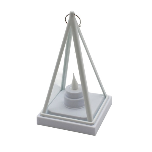 [32491-19554] LED lanterne trekantet - Hvid, batteridrevet, IP54 til brug indendørs og udendørs, 1W, 100lm, RA80