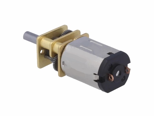 [H63482] DC motor m. gearboks - 6V, 298:1, 110 rpm (D-aksel)
