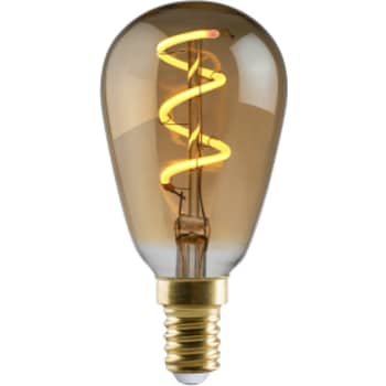 [6257001694] E3Light Led Vintage ST45 E14 C920 90lm Spiral 15H dæmp gylden
