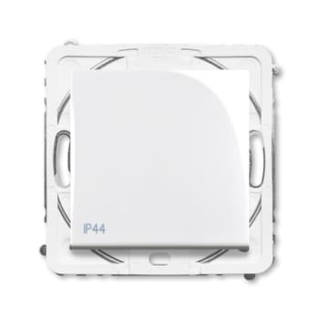 [2117005239] B55 Korrespondance afbryder IP44 mat hvid