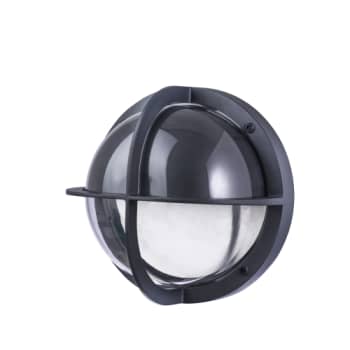 [6243700190] Skotlampe TOBI med halvskærm, E27, antracit