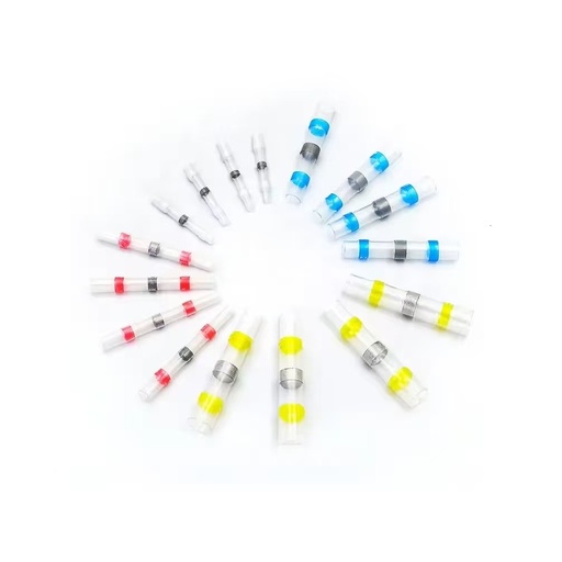[32786-0] 100 stk. krympeflex i 4 størrelser fra 0,25-6mm2 til kabelisolering