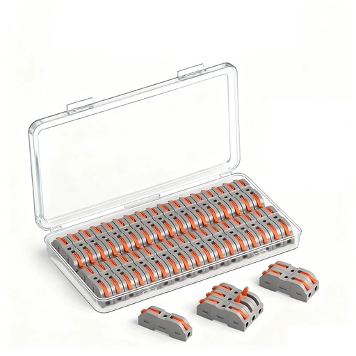 [32787-0] Muffe til skrueløs tilslutning af ledning 0,32-2,5mm2, 230V - 34 stk.