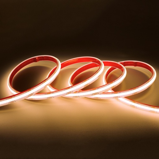 [31897-19254] 5m COB CCT LED strip RA90 - 20W/m, 24V, IP68, 576 LED pr. meter - Høj kvalitet, 20W/meter, 24V, Vandtæt IP68, 576 LED pr. meter, RA90 - Perfekt til belysning med naturlig farvegengivelse.