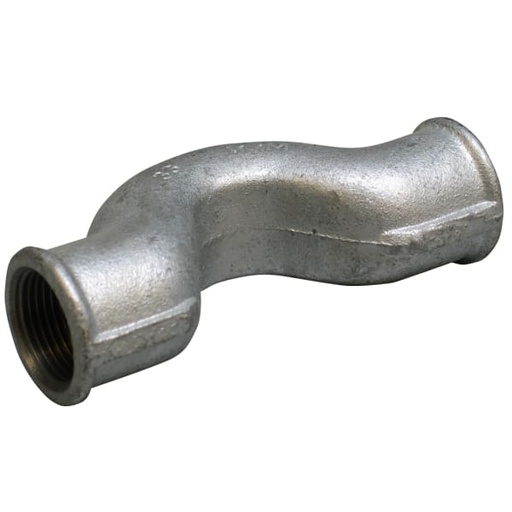 [000085408] 1" Galvaniseret overbøjning
