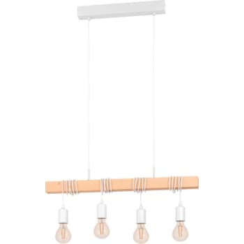 [4241801585] Townshend Langbord 4L, hvid/eg