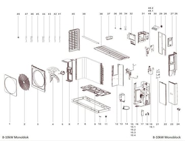 [7878408895] Fremløb tilslutningskit - 8-16kW Monoblok