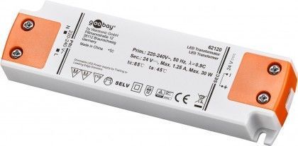 [H50954] LED strømforsyning - 24Vdc / 30W - IP20, Dæmpbar