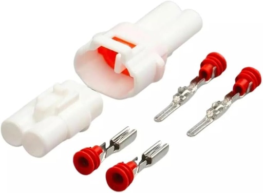 [H51923] Sumitomo MT090 autostik sæt - 2P han/hun, Hvid (2,2mm)