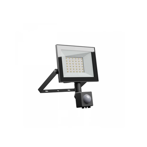 [29277-19755] Noctis Lux 4 projektør 30W varm hvid med PIR sensor - Sort, IP44, 230V, 2500lm, RA70 - 141x185x53mm