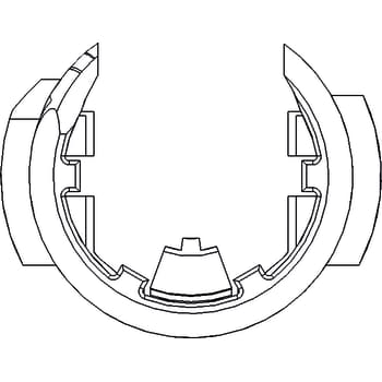 [323486001] Stelrad radiator endegavle clips