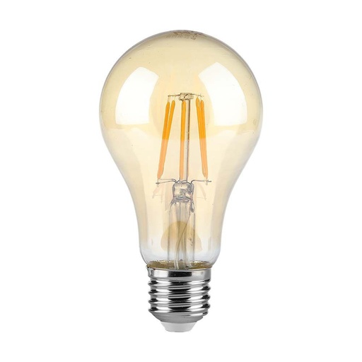 [25737-17555] LED Kultrådspære 10W E27 - Amber Dækning, 2200K