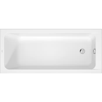 [667935000] Duravit D-Code badekar til indbygning, 1600 x 700 mm, 1 ryglæn