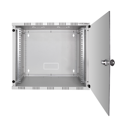 [H41981] 19" væg-rackskab - 9U B540xD550mm, Grå