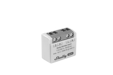 [7822623639] Shelly EM Mini Gen4 - WiFI & Zigbee effektmåler uden relæ (230VAC)