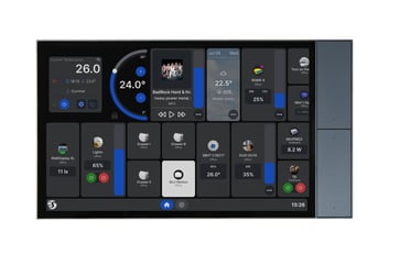 [7825994637] Shelly Wall Display XL Silver - WiFi touch skærm