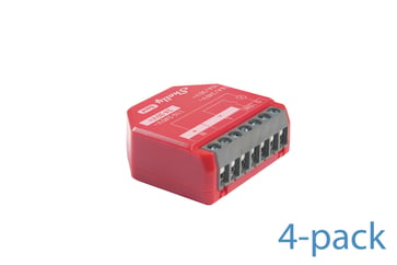 [7825994815] Shelly 1PM Gen4 4-pack - WiFI & Zigbee relæ med effektmåling (24VDC/230VAC)