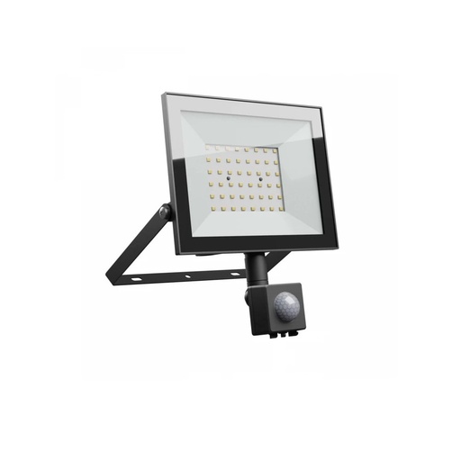 [27352-19760] Noctis Lux 4 projektør 50W varm hvid med PIR sensor - sort, IP44, 230V, 4300lm, RA70