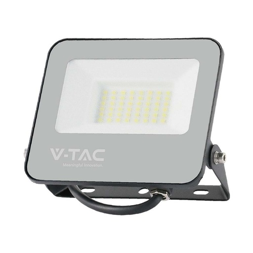 [26933-18571] 30W LED projektør med sort hus og gråt glas, 4000K, 4800lm, RA70 - V-Tac Pro serie med 5 års garanti