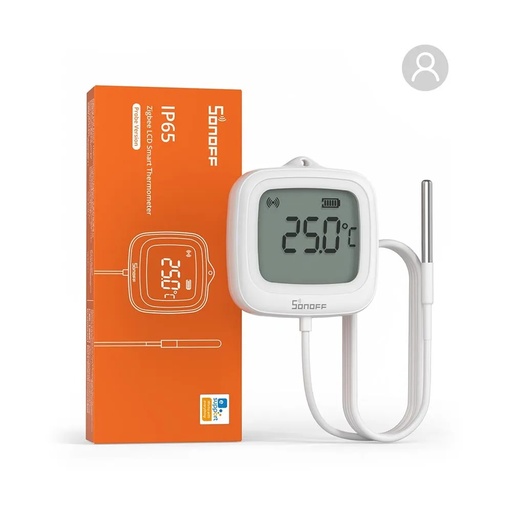 [H51844] ZigBee SNZB-02LD - Smart termometer med probe (IP65)