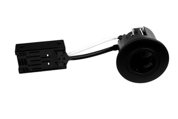 [7800560018] Sif 230V GU10 IP44 Mat Sort Rund.