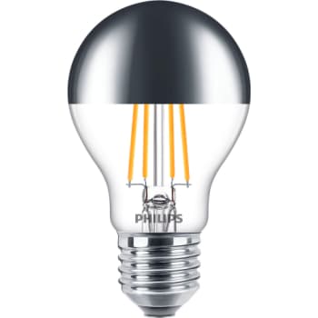 [2057812168] Philips LED Filament Topforspejlet CM 50W A60 E27 827 Klar Dæmpbar SRT4