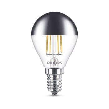 [2057812184] Philips LED Filament Topforspejlet CM P45 35W 827 E14 Klar SRT4