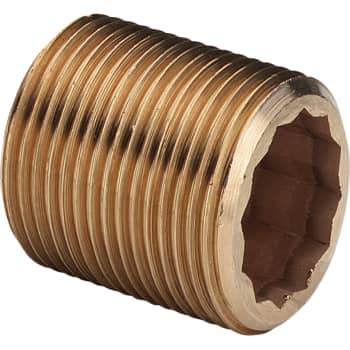 [048450204] 1/2" x 100 mm Rødgods Silicium Bronze lang nippel