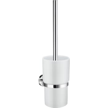 [930229765] Smedbo home wc-børste til vægmontering, poleret krom/porcelæn