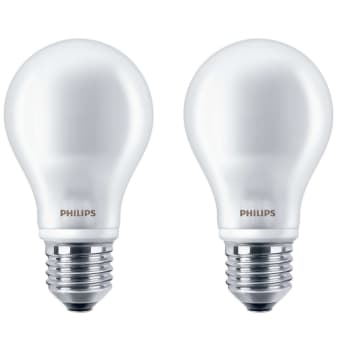 [2057812595] Classic LED standard 7W 827, 806 lumen, E27, mat, (2-pak)